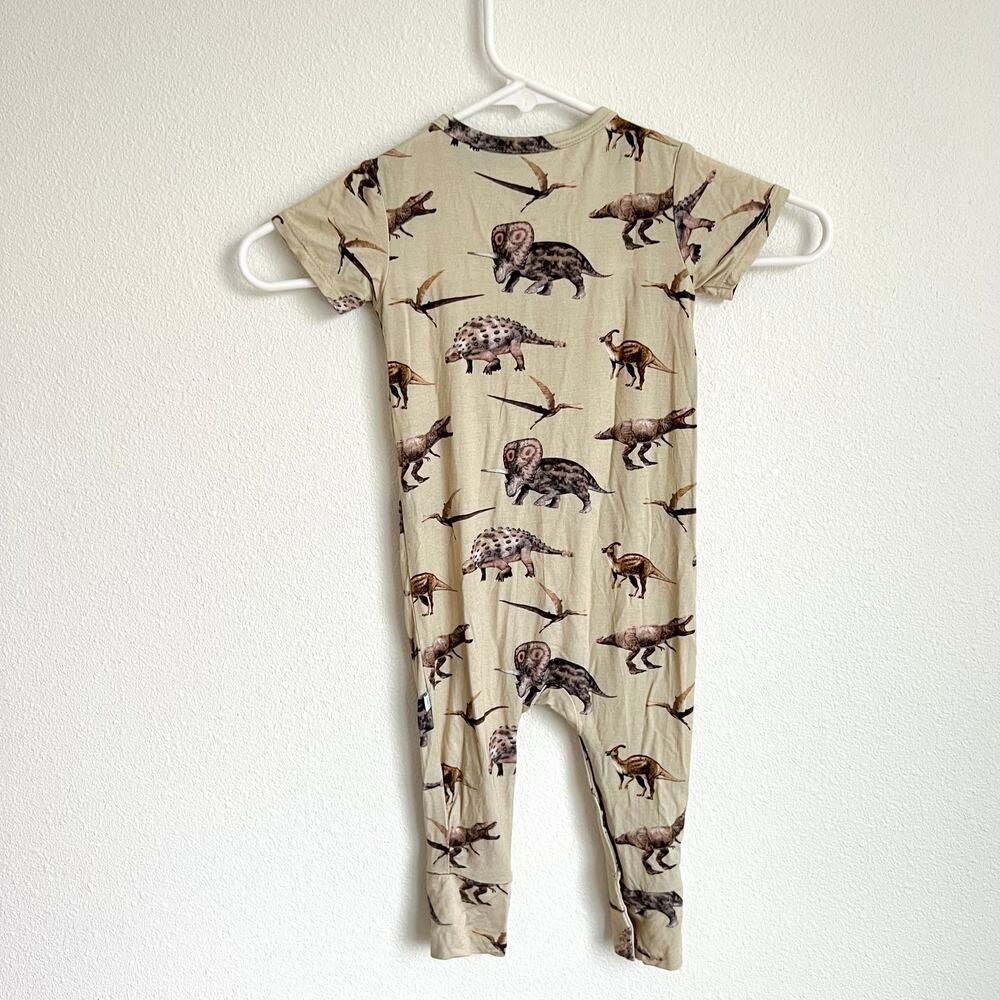 Posh Peanut 18-24 Month Dinosaur Sleeveless One Piece Outfit - Picture 2 of 5